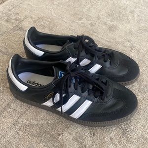 Adidas Samba big kids black white 4.5